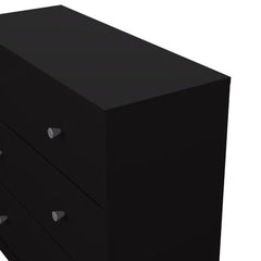 May Chest of 3 Drawers in Black - UK - Furniture One Shop