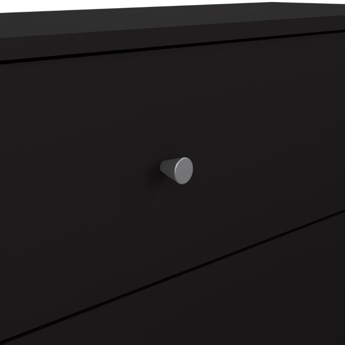 May Chest of 3 Drawers in Black - UK