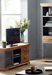 Metropolis Industrial TV Stand - Furniture One Shop