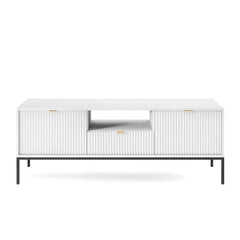 Nova Wooden TV Stand in White Matt - 154cm