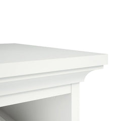 Paris Bedside 2 Drawers in White - UK - Furniture One Shop