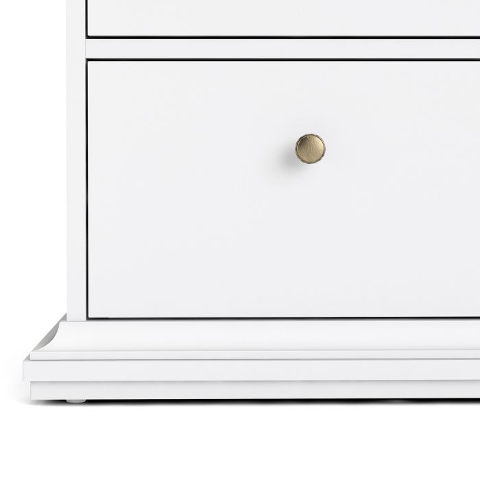 Paris Chest of 6 Drawers in White - UK