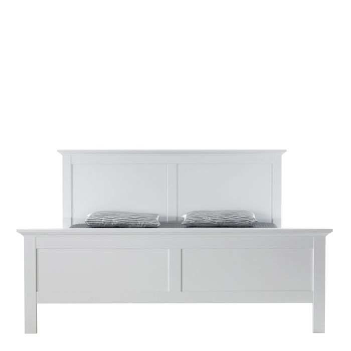 Paris Super King Bed (180 x 200) in White - UK