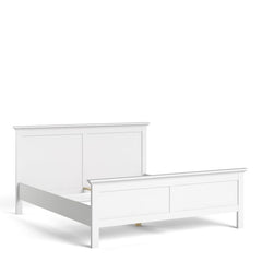 Paris Super King Bed (180 x 200) in White - UK