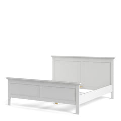 Paris Super King Bed (180 x 200) in White - UK