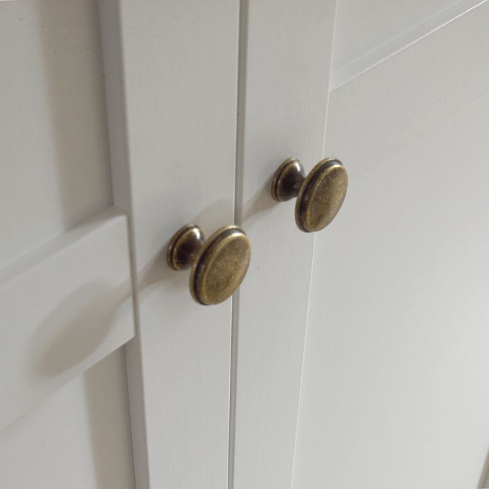 Paris Wardrobe with 2 Doors in White - UK