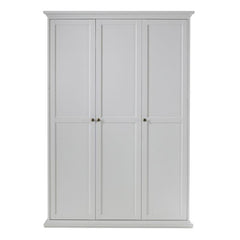 Paris Wardrobe with 3 Doors in White - UK
