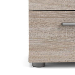 Pepe Bedside 2 Drawers in Truffle Oak - UK - Furniture One Shop