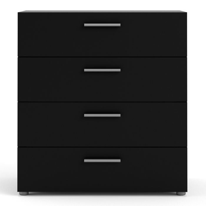 Pepe Chest of 4 Drawers in Black - UK
