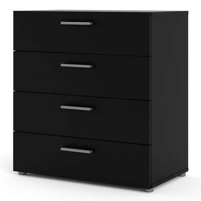 Pepe Chest of 4 Drawers in Black - UK