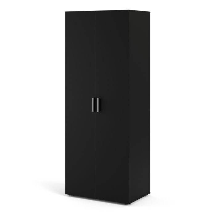 Pepe Wardrobe with 2 doors in Black - UK