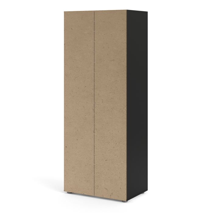 Pepe Wardrobe with 2 doors in Black - UK
