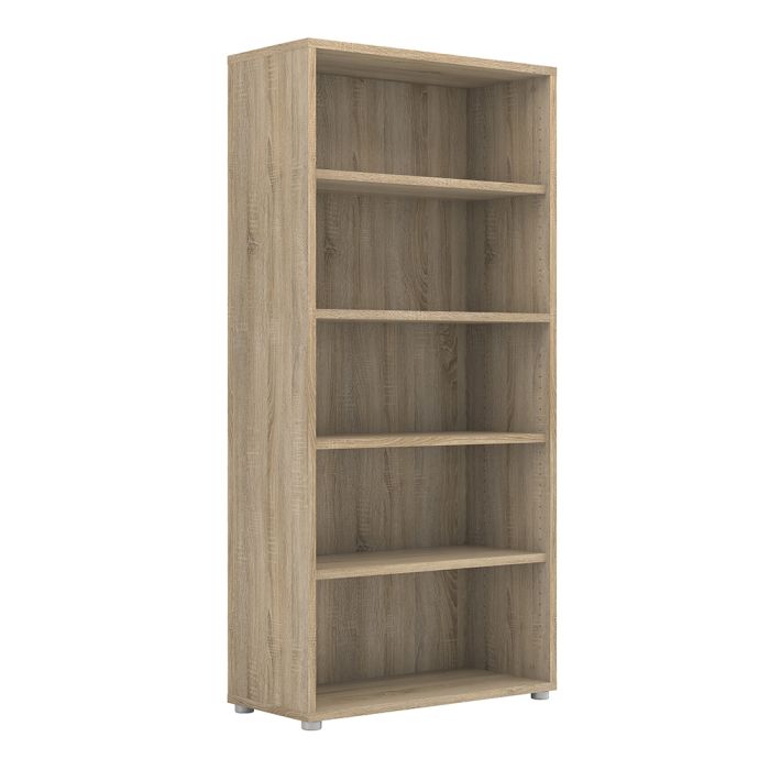 Prima Bookcase 4 Shelves in Oak - UK