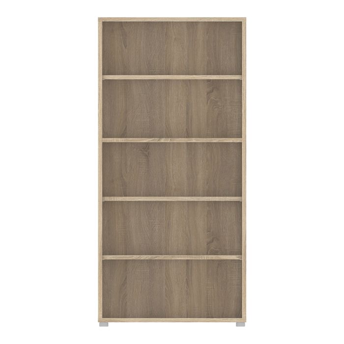 Prima Bookcase 4 Shelves in Oak - UK
