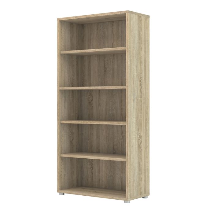 Prima Bookcase 4 Shelves in Oak - UK