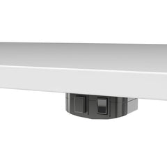 Prima Desk 150 cm in White with Height adjustable legs with electric control in White - UK