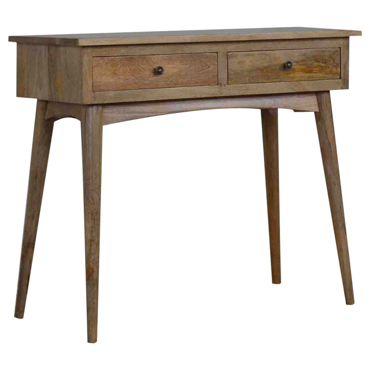 Sleek Console Hallway 2 Drawer Console Table - Furniture One Shop