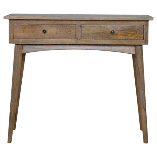 Sleek Console Hallway 2 Drawer Console Table - Furniture One Shop