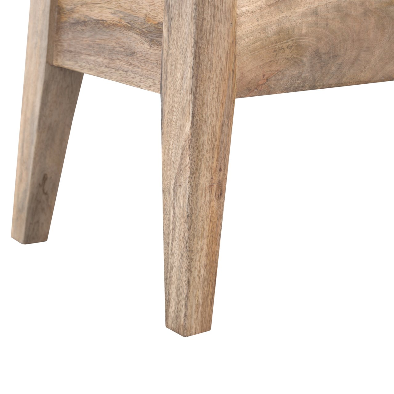 DineSeat Solid Wood Lid Up Storage Bench