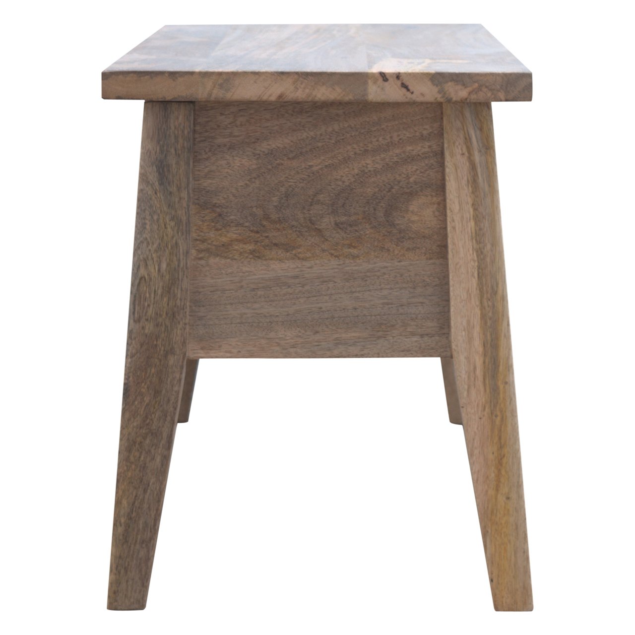 DineSeat Solid Wood Lid Up Storage Bench