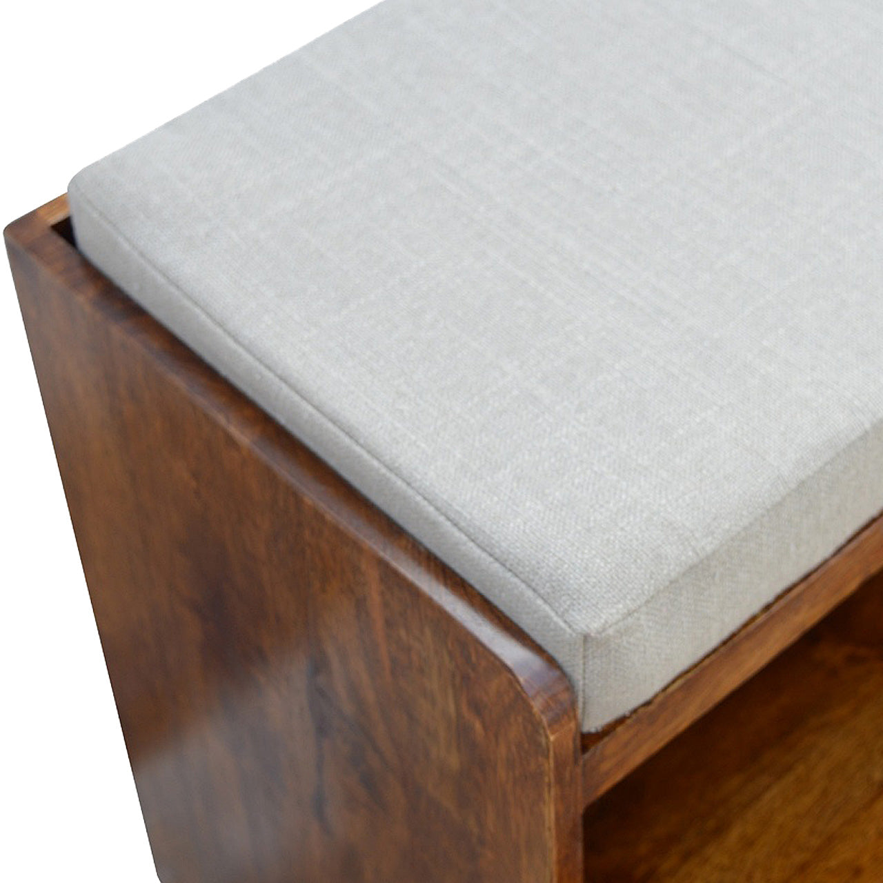 Chow Chaise Mud Linen Pull out Shoe Bench