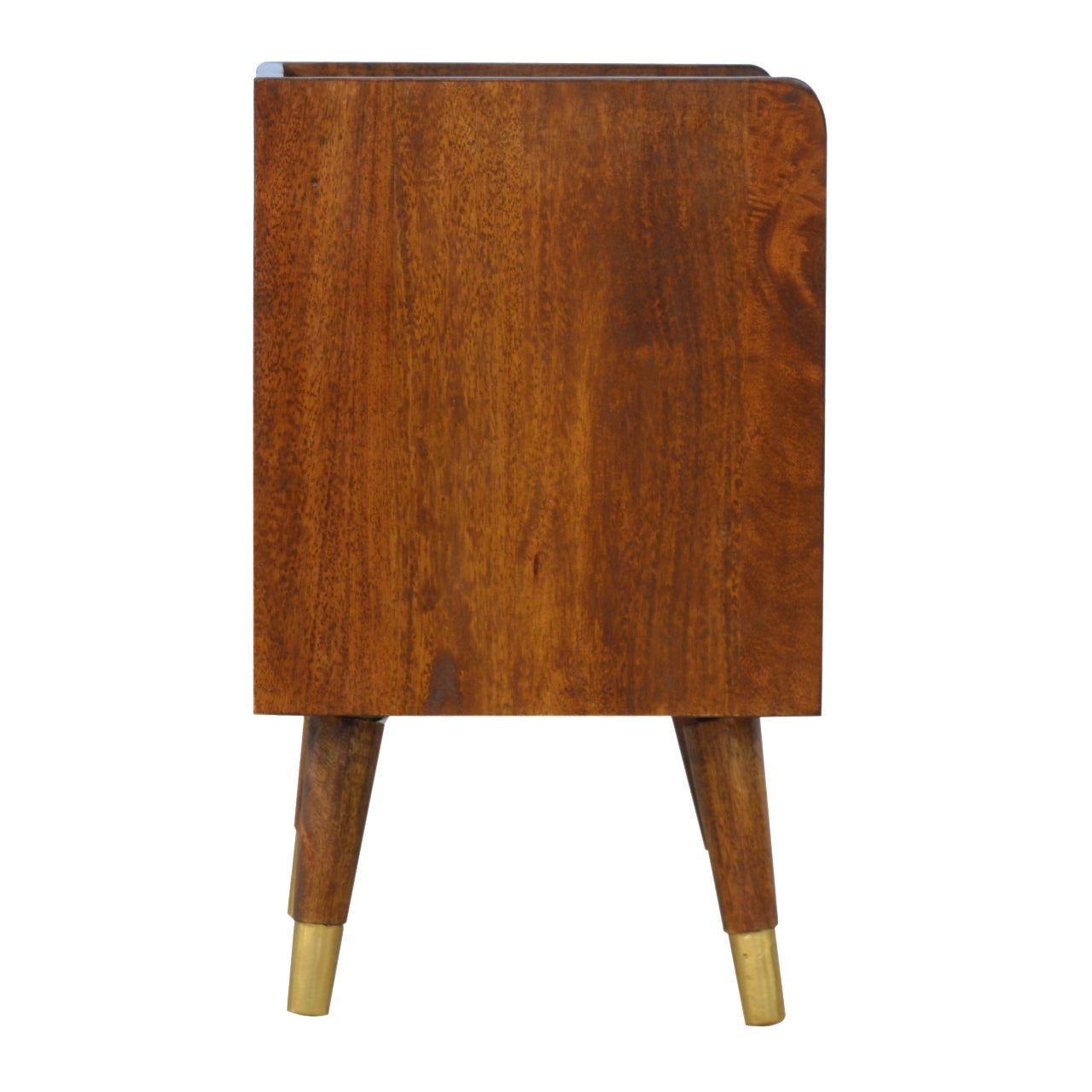 Henry Manila Gold One Drawer Bedside