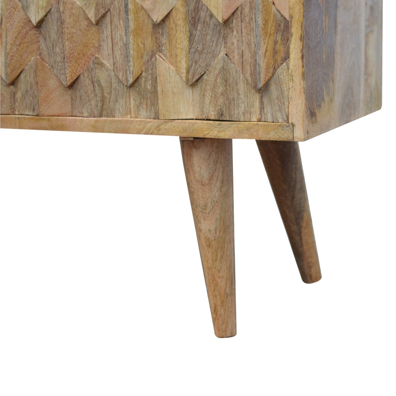 SleekFusion Pineapple Carve Sliding TV Stand - Furniture One Shop