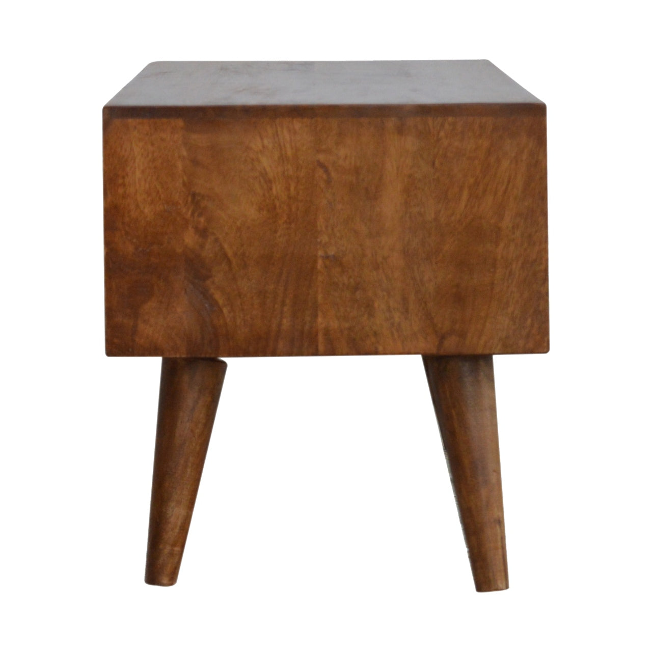 OpulentEdge Chestnut Prism Sliding TV Stand - Furniture One Shop