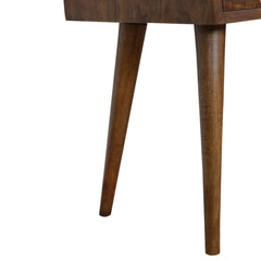 Charing Cross Mini Geo Brass Bedside - Furniture One Shop