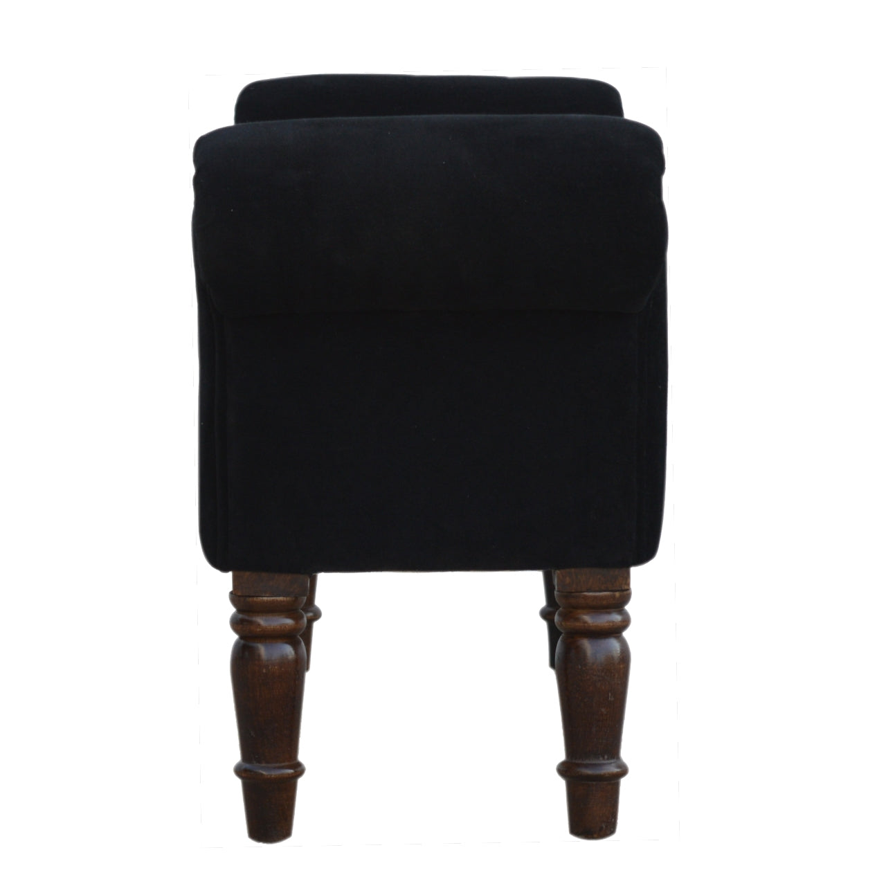 Bistro Bench Black Velvet Bench