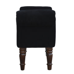 Bistro Bench Black Velvet Bench