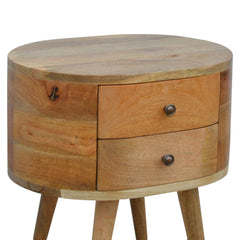 Trafalgar Rounded Bedside Table