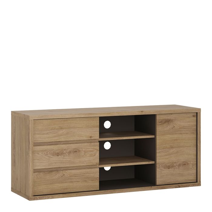 Shetland 1 Door 3 Drawer TV Cabinet - UK