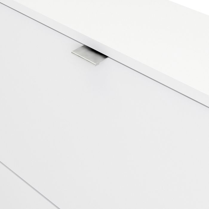 Shoes Shoe cabinet w. 2 tilting doors and 1 layer in White - UK