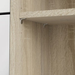 Shoes Shoe cabinet w. 3 tilting doors and 2 layers + 1 door Oak structure - UK