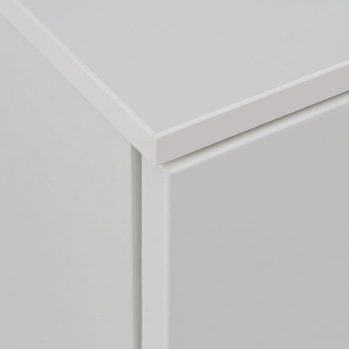 Sienna TV Unit in White High Gloss - UK