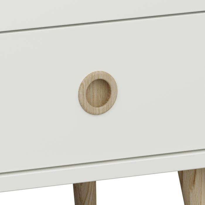 Softline 4 + 4 Wide Chest Off White - UK