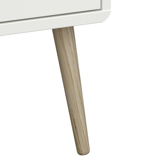 Softline 4 + 4 Wide Chest Off White - UK
