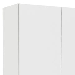 Space Wooden Wardrobe with 2 Doors 1 Drawer in White