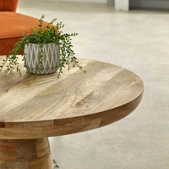 Surrey Coffee Table Solid Wood Mushroom Style - UK