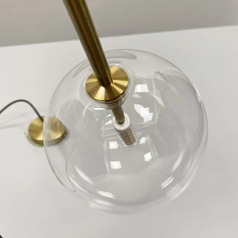 The Glass Ball - Sleek Scandivan Pendant Light