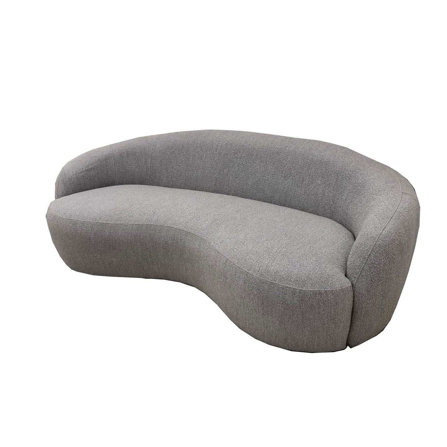 The Wave Boucle Sofa in Grey