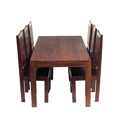 Toko Dark Mango Large Dining Table - UK