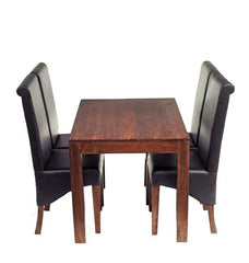 Toko Dark Mango Small Dining Table - UK