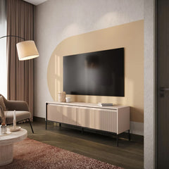 Trend Small Wooden TV Stand in Beige - 167cm - Furniture One Shop