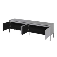 Trend Wooden TV Stand in Grey Matt - 193cm - Furniture One Shop
