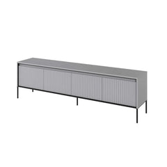 Trend Wooden TV Stand in Grey Matt - 193cm - Furniture One Shop