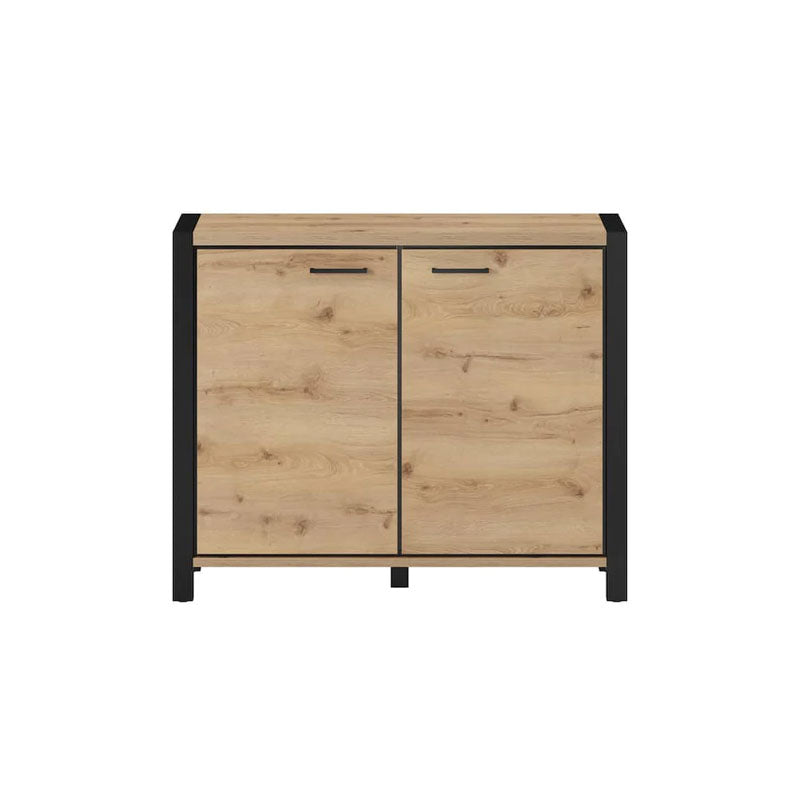 Aktiv Wooden 2 Door Sideboard Cabinet in Oak Taurus - Furniture One Shop