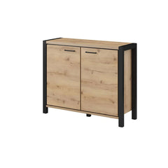 Aktiv Wooden 2 Door Sideboard Cabinet in Oak Taurus - Furniture One Shop
