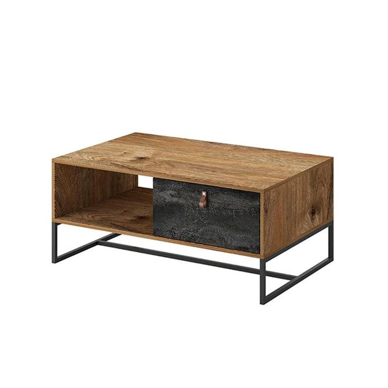 Dark Wooden Coffee Table in Oak Ribbeck - Furniture One Shop